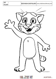 talking-tom boyama sayfaları
